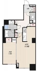 アマックス横浜 8階 間取り図