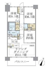 ブリリアシティ石神井公園アトラス 3階 間取り図