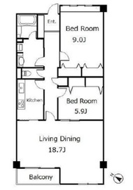 アーバンコート市ヶ谷 303 間取り図