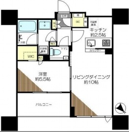 グランドミレーニア タワー＆スイート 8階 間取り図