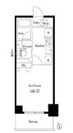 Court Blanche 206 間取り図