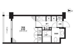 オーキッドレジデンス神楽坂 206 間取り図