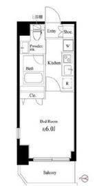 Court Blanche 110 間取り図