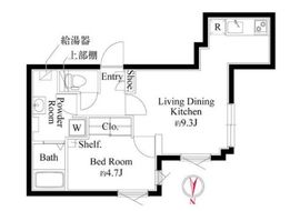 グランパセオ中目黒Ⅱ 203 間取り図