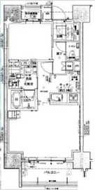 アトラス浅草 13階 間取り図