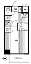 グランド・ガーラ渋谷 5階 間取り図