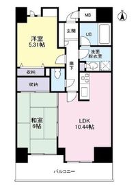 ジ・アパートメントヒルトップ中野 8階 間取り図