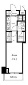 ルクレ日本橋馬喰町 704 間取り図