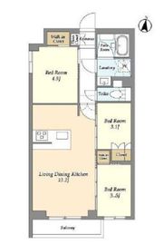 アジールコート練馬中村橋 419 間取り図