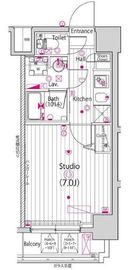 ガーラ・ステージ横濱関内 5階 間取り図