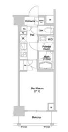 グラマシー横濱関内 204 間取り図