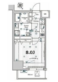 メイクスデザイン門前仲町ガーデン 4階 間取り図