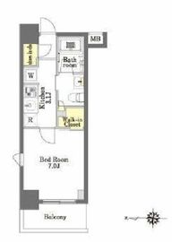 プライムメゾン森下 1004 間取り図