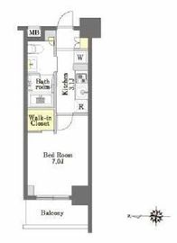 プライムメゾン森下 1003 間取り図