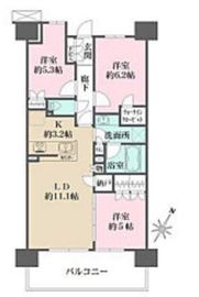 ザ・パークハウスオイコス赤羽志茂フォーススクエア 6階 間取り図