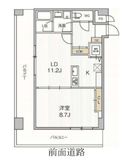 ICON PLACE SHIBAKOEN 1102 間取り図