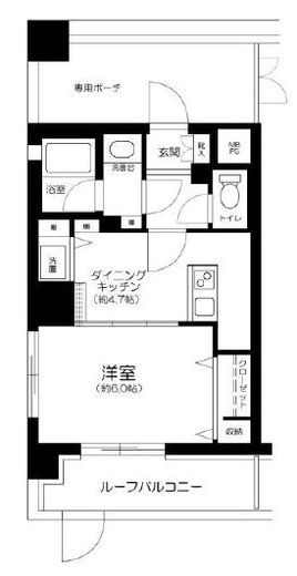ライオンズステーションプラザ大山 4階 間取り図