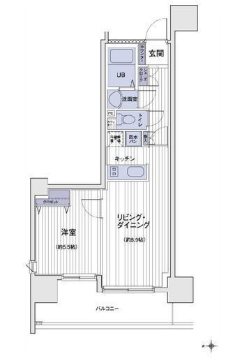 エスティメゾン大島 301 間取り図