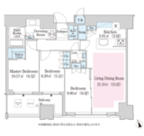 中野ステーションレジデンス 1106 間取り図