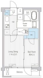 さくらクレール代々木公園 504 間取り図