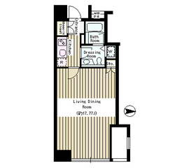 クレアーレ麹町 704 間取り図