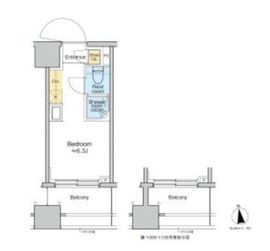 TOMORE品川中延 405 間取り図