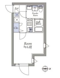 アトリオフラッツ大島 304 間取り図