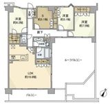 ローレルコート鷺沼 8階 間取り図