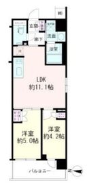 デュオステージ中山 5階 間取り図