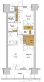 RJRプレシア東十条ガーデン 1301 間取り図
