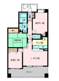 コスモ志村坂上パークビュー 3階 間取り図