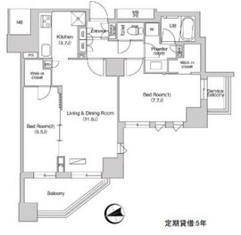 エミリブ石神井公園 1406 間取り図