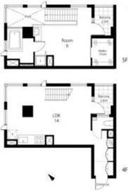 プライムアーバン浮間公園 409 間取り図