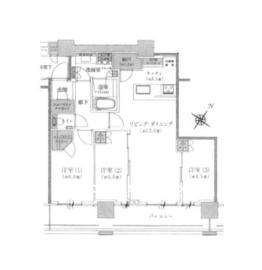 ブリリアザ・タワー東京八重洲アベニュー 7階 間取り図
