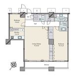 ザ・東京タワーズ シータワー 58階 間取り図