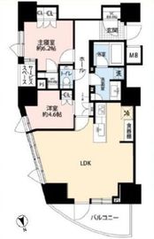 パークタワー東中野グランドエア 12階 間取り図