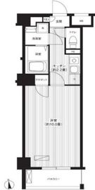 孔雀坂レジデンス 104 間取り図