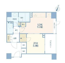 パークホームズ三軒茶屋アーバンレジデンス 6階 間取り図