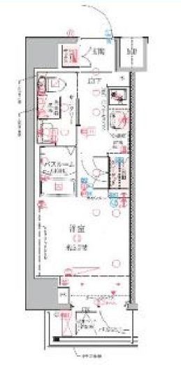 クレヴィスタ横浜関内 5階 間取り図