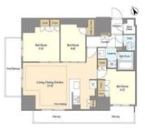 オアーゼ日暮里レジデンス 1208 間取り図