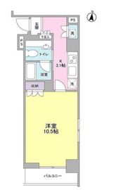 プレディアスタイル池上南WEST 601 間取り図