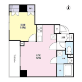 スカイタウン押上 201 間取り図