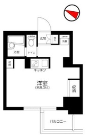 D'クラディアイヴァン初台 5階 間取り図