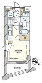 パークコート恵比寿 5階 間取り図