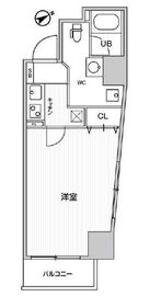 グラシアプレイス川崎駅前 1002 間取り図