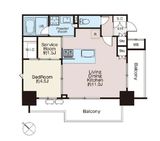 クラシアム文京白山 605 間取り図