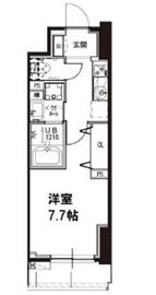 メゾンドアーク南大井 6階 間取り図