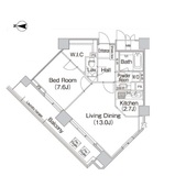 ミレニアムガーデンコート 8階 間取り図