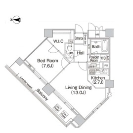ミレニアムガーデンコート 8階 間取り図