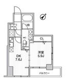 ドゥーエ東高円寺 802 間取り図